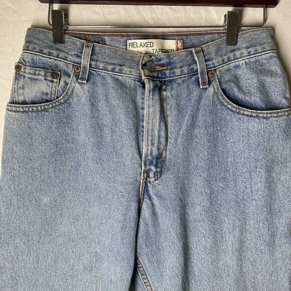 Vintage Levis 560 Jeans Size 10 L Relaxed Tapered Cotton Denim Mom Jeans - Picture 6 of 13